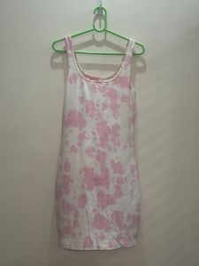 Pink Tie-Dye Dress