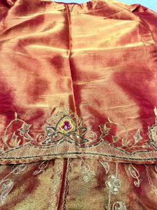 Gold Elegant Embellished Lehenga Set