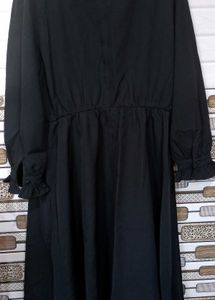 Black Peter Pan Collar Dress