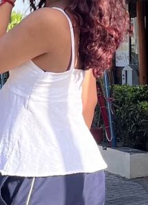 white Into Western Top