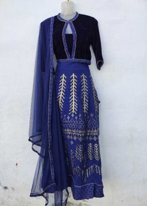 Blue Lehenga Choli