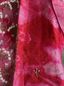 Pink Embroidered Kurta Set