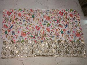 Floral Gota Pati Short Kaftan