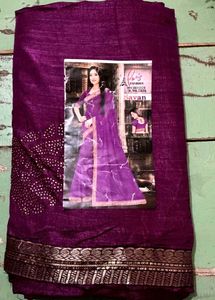 Elegant Purple Saree
