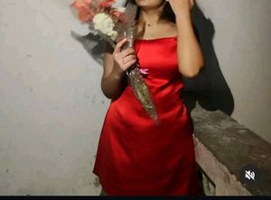 Perfect Backless Red Satin Dress