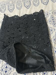 Korean Lace Pencil Skirt