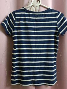 Women Stripped Slim Fit Tshirt