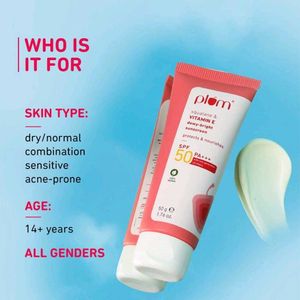 Plum Squalane &amp; Vitamin E Dewy-Bright Sunscreen