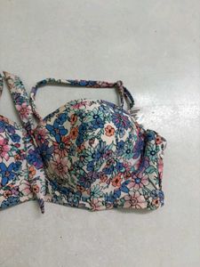 Floral Bikini Top