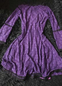 Purple Whimsy Goth Fairy Dress