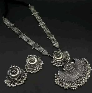 Oxidized Silver Jewelry Set