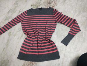Striped Knit Top