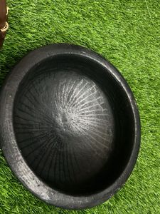 Handmade Black Mud Cooking Kadaai New