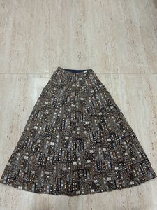 Off Shoulder Mirror Work Lehenga