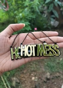 HotMess Acrylic Chain Earrings