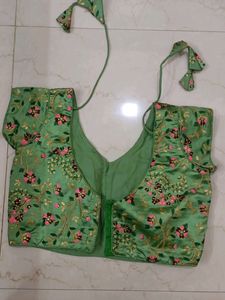 Green Lengha Choli