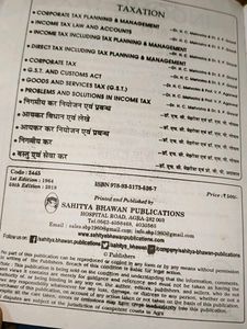 Income Tax Law &amp; Accounts