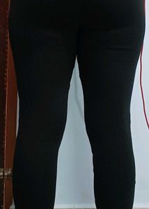 Black Mesh Panel Leggings Comfortable