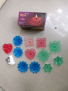 3d Reflection Colourful Diwali Diya 🪔