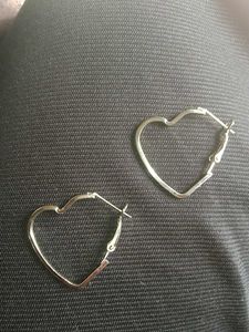 Heart Hoop Earrings