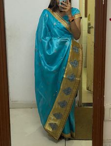 Blue Silk Saree