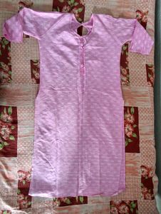 Pink Printed Kurta