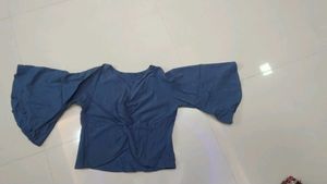 Bell Sleeves Crop Top