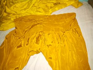 Brown Heavy Satin Salwar