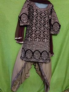 New Party Wear Dhoti Suit
