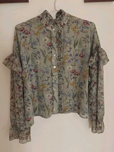 Floral printed blouse
