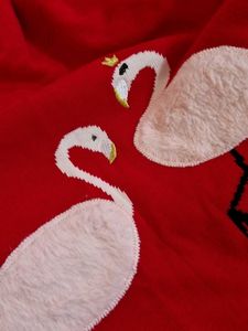 Red Flamingo Sweater