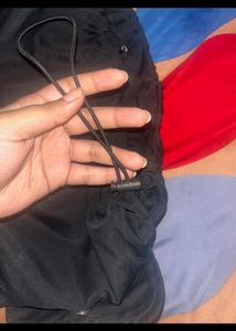 Black Strings Parachute Pant Urbanic