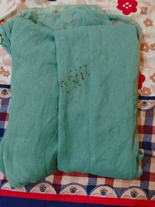 Sage Green Slip Dress &amp; Pants Set