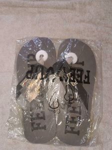 Feet Up Flip Flops Grey Brand New