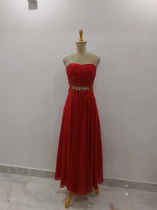 Elegant Red Gown