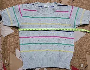 Striped Knit Top - Pastel Perfection!