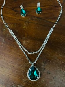 Artificial Diamond neck piece set