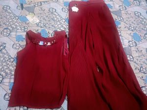 Party Wear 2 Piece Dress For 6-7 Years Girl