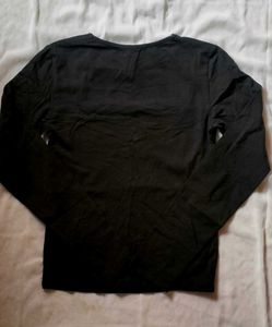 Black square neckTop