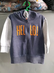 1-2 Years Sweater white/blue