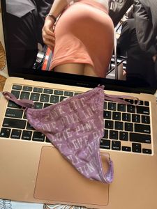 lavender lace thong ♡