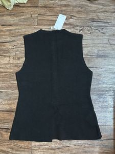 Sleeveless Button-Down Top