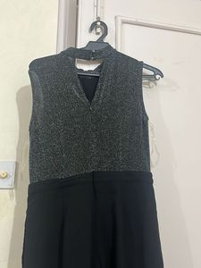Black Shimmer jump-suit