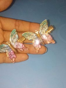 Butterfly Hair Clips (Set of 2)