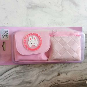 Cute Pink Pencil Pouch