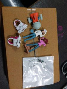 Keychain Charms, Rings & Figures