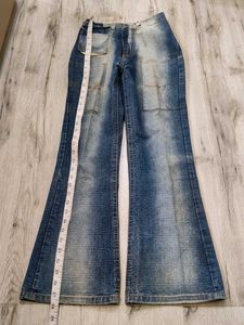 Ma554 Red Fort Bootcut Jeans Waist 24