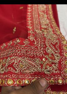 Elegant Embroidered Saree
