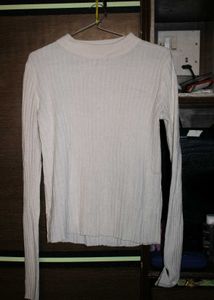 Striped Oversized Sweater with inner