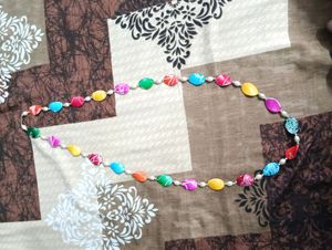 Multi Colour Long Stone Chain